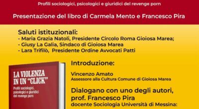 Evento formativo 6 maggio 2024 ore 17.00 – Gioiosa Marea